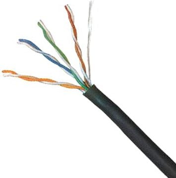 Cablu lynx cs Cablu UTP, sarma CAT5, PVC, 305m (LX-SLD-UTP5-OUT-BK)