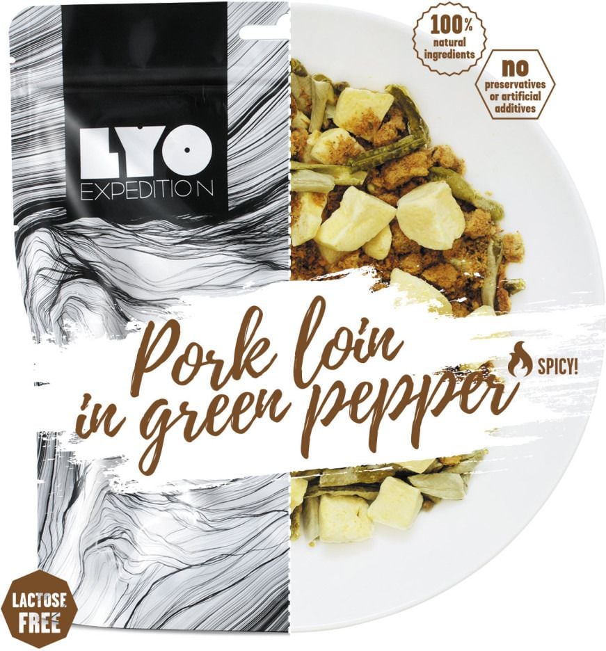 Lyo Food Alimente liofilizate de porc în sos de piper verde cu cartofi prăjiți 500g roz universal Lyo Food