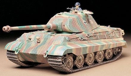 Macheta Militara Tamiya German King Tiger Porsche Turret sdkfz 182 1:35 Tam 35169