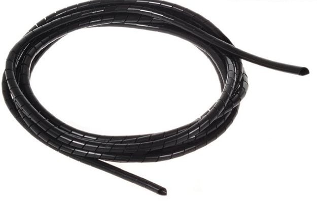 Maclean Cable organizator spirală Negru 1 bucată (43132)