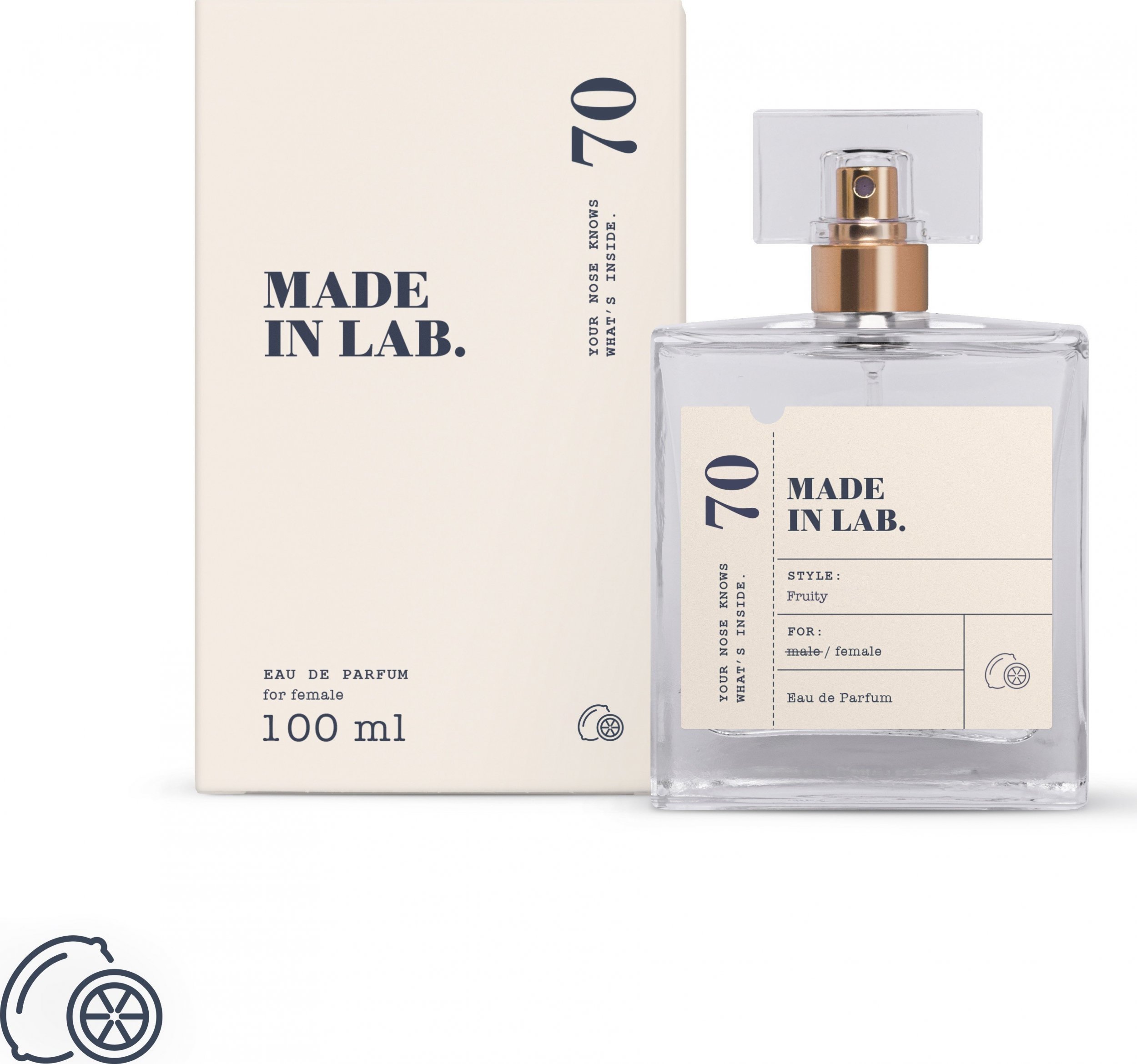 Apa de parfum MADE IN LAB 70, spray, 100ml,femei