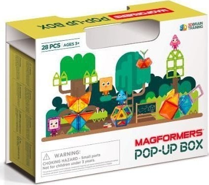 Magformers Set cutie POP-UP Setul Magformers POP-UP BOX este un set special creat pentru construirea de jucării și forme unice. Este ușor de asamblat și dezasamblat, astfel încât copiii să se poată bucura de jocul lor creativ fără limitări. Cu imagi