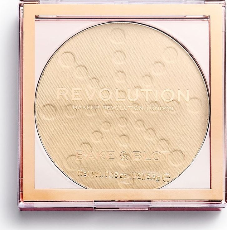 Makeup Revolution Bake&Blot Puder Prasowany Banana Light