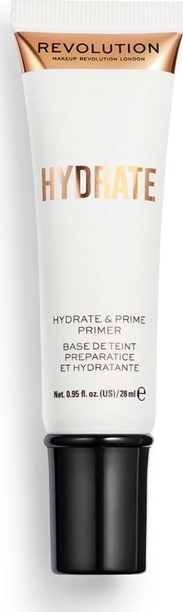 Baza de machiaj hidratanta Makeup Revolution Hydrante Primer ,hidratant, extinzând durabilitatea,28 ml