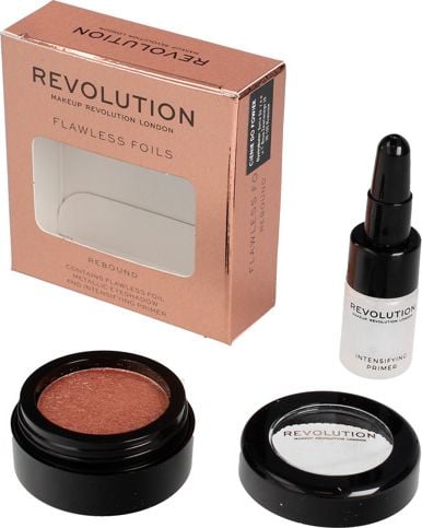 Revolutionul Make-upului Foiluri Fără Defecte Bardă Metalică pentru Sprâncene + Baza Rebound