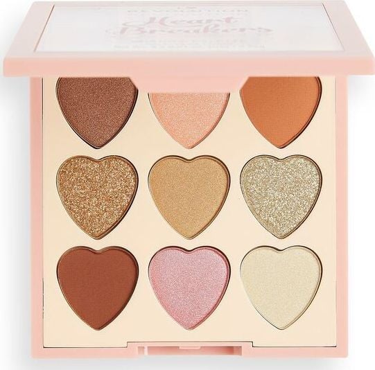 Paleta de farduri Revolution Beauty I Heart Revolution Heartbreakers, 5 g