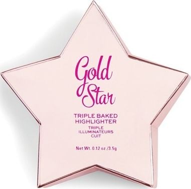 Iluminator Makeup Revolution I Heart Revolution Gold Star, 3.5 g