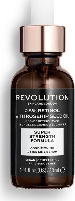 Makeup Revolution Makeup Revolution London Skincare 0,5% Retinol cu ulei de măceșe Ser de față 30 ml