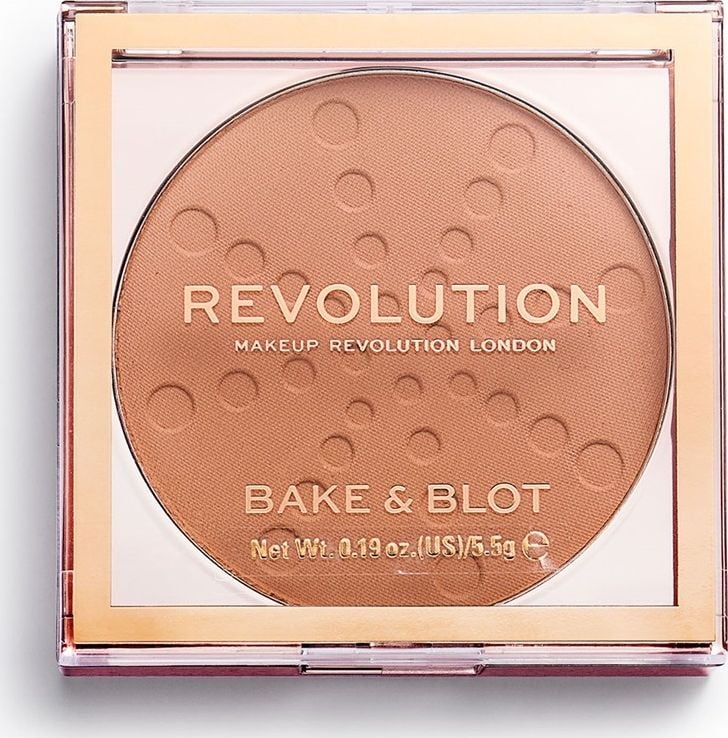 Pudra compacta Bake & Blot, Revolution, Peach, 5.5 g