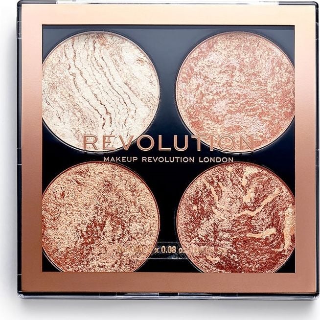 Makeup Revolution Set pudre pentru conturare, Kit Cheek Don't Hold Back, 1 buc.