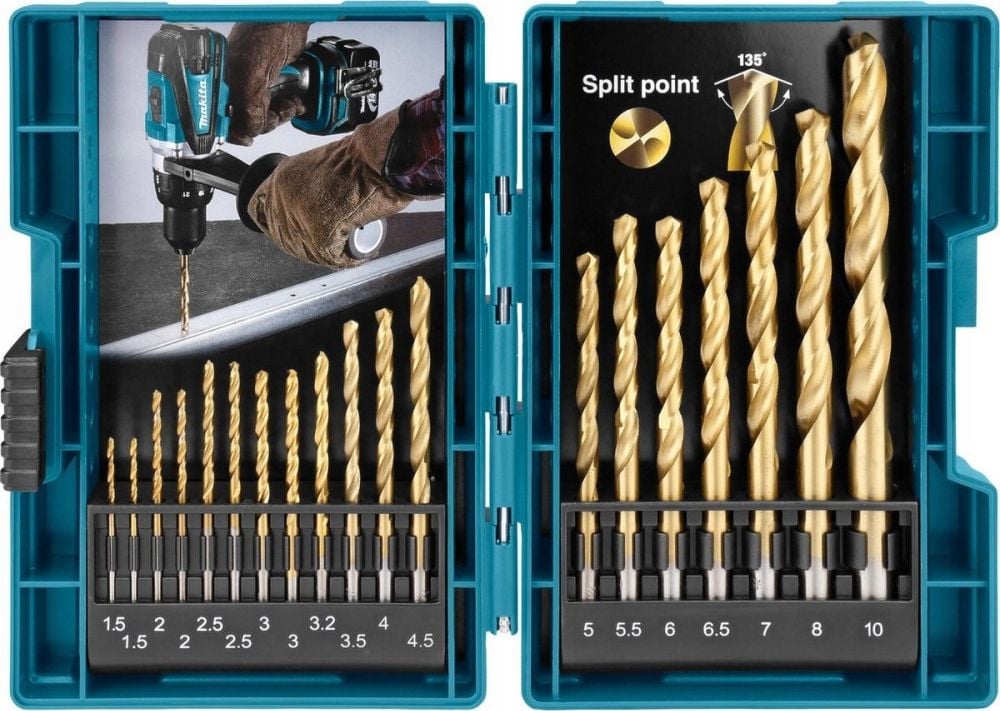 Makita burghiu set 19pcs B-67795