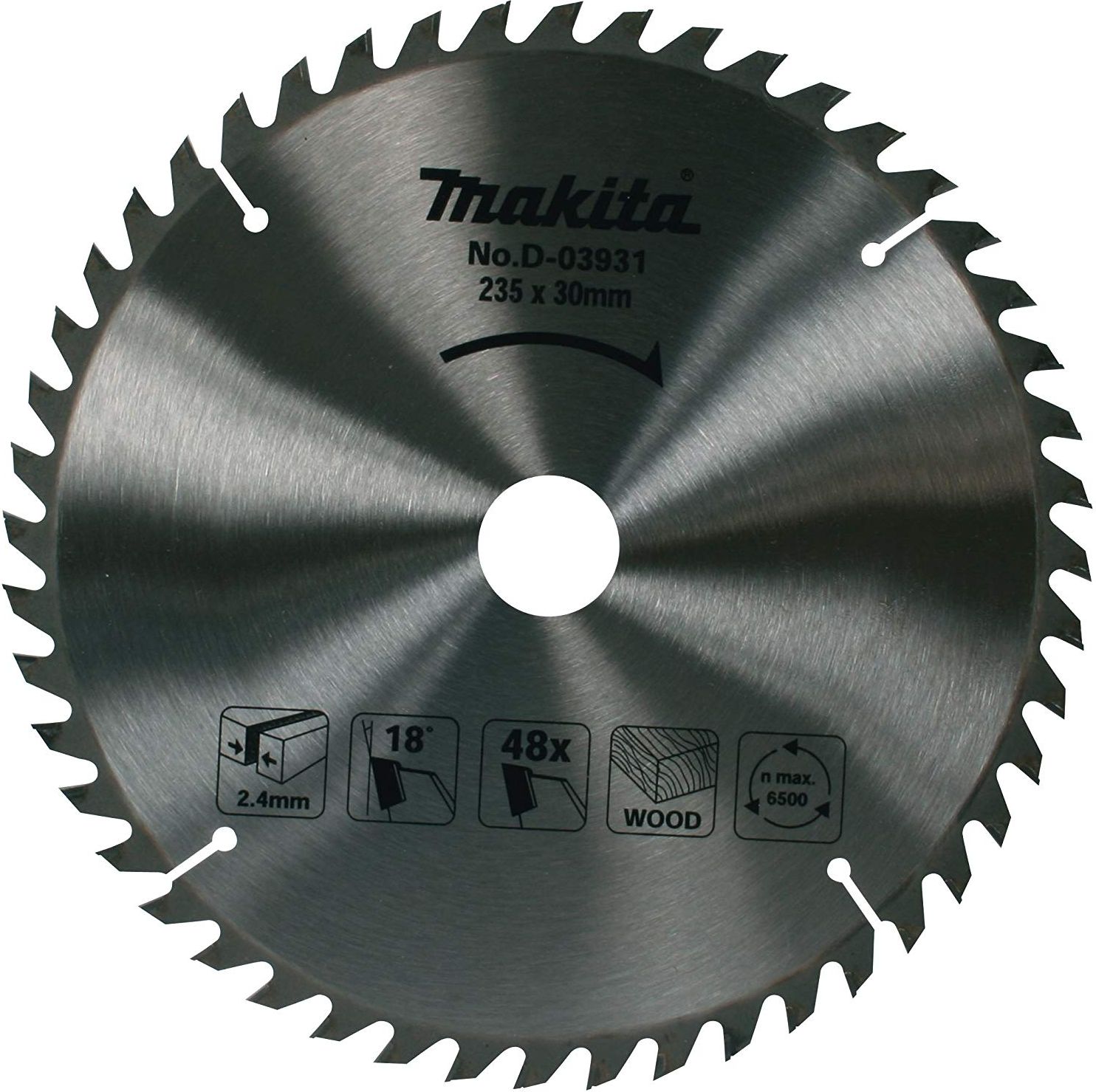 Ferăstrău circular Makita 165x20mm 40 dinți (MD-03349)