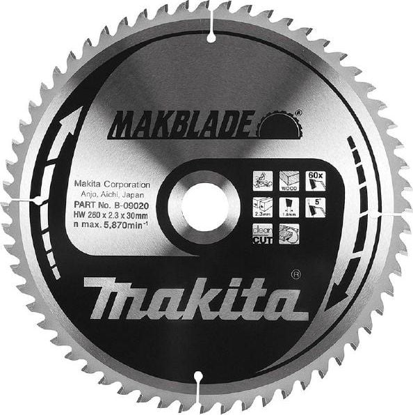 Ferăstrău circular Makita MB-17712 260 x 30 mm