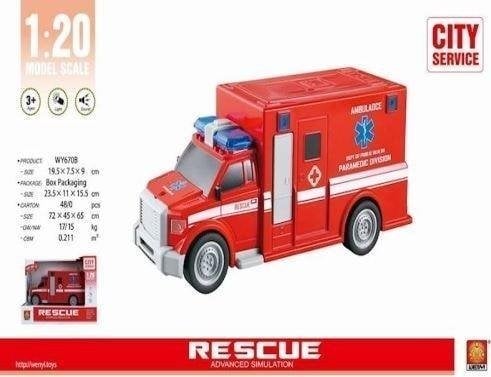 Ambulanța Maksik Red