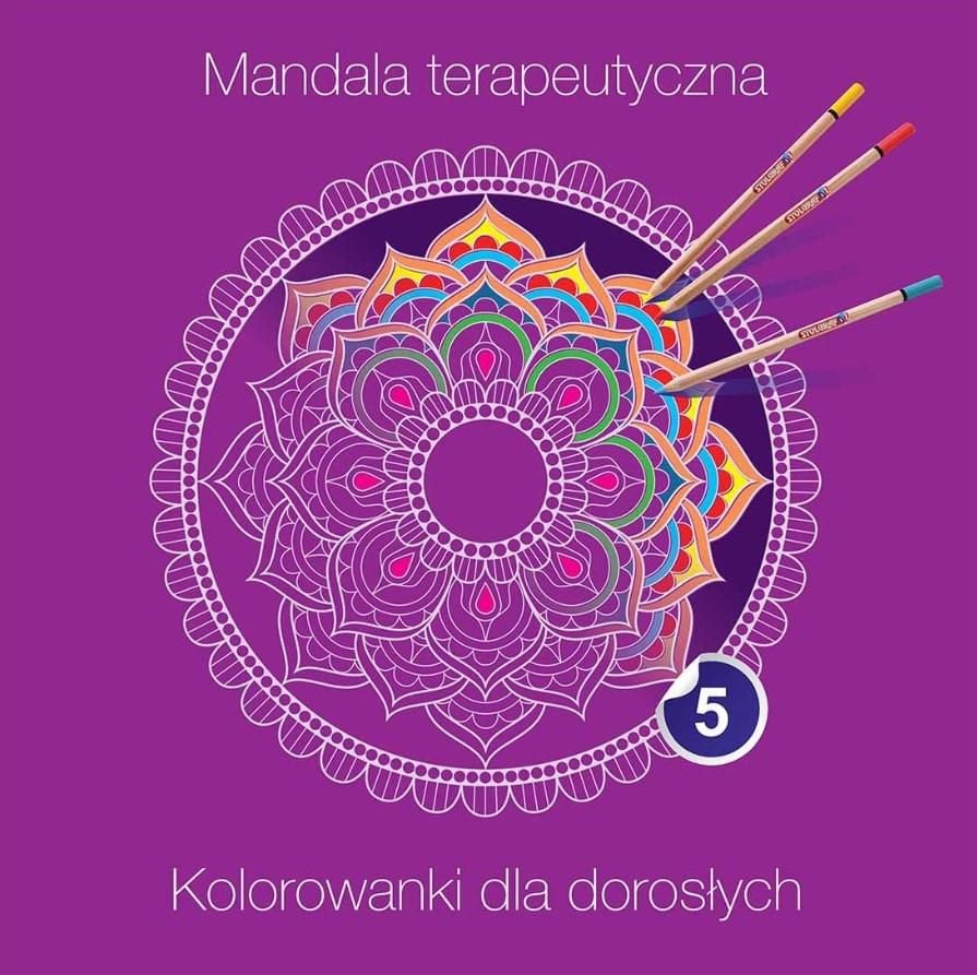 Mandala terapeutică 5. Carte de colorat pentru adulți