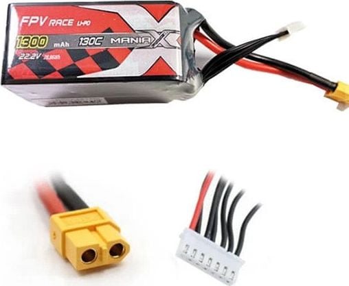 Baterie LiPo, ManiaX, 1300mAh, 22.2V, 130C