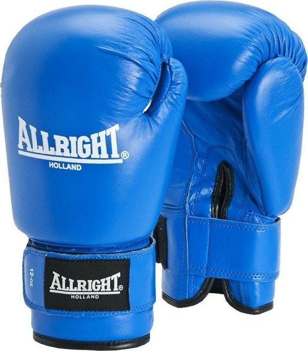 Mănuși de box profesionale Allright Top 14 oz albastre