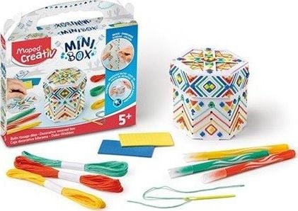 Set Creativ, Mini box, cutie crosetata, Maped