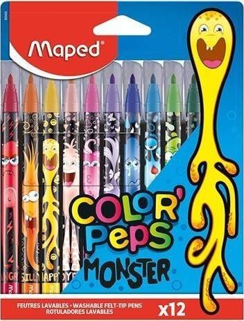 Markere Maped Colorpeps Monster 12 culori