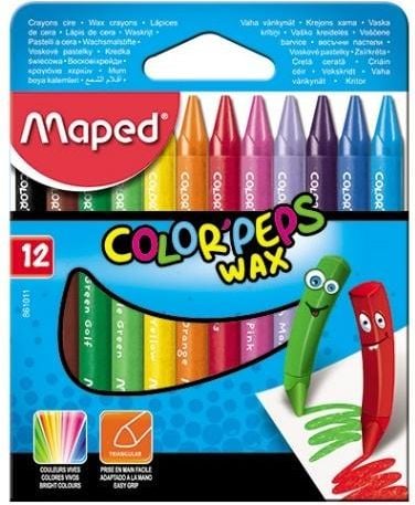 creioane Colorpeps lumânare 12 culori (861011)