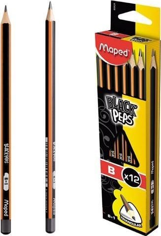 Creion Maped Blackpeps B (12 buc) MAPED