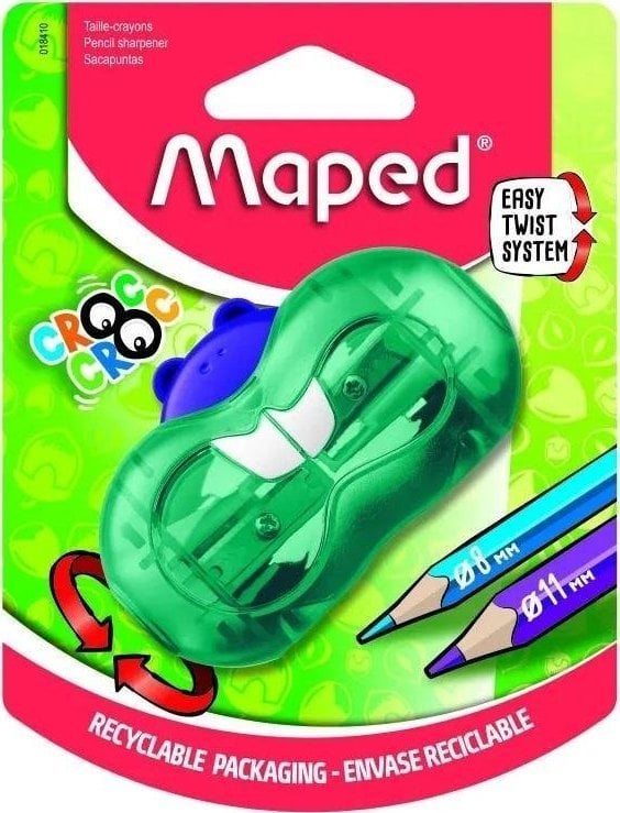 Creioane si ascutitori - Maped Croc Sharpener Croc Twist 2 mix MAPED