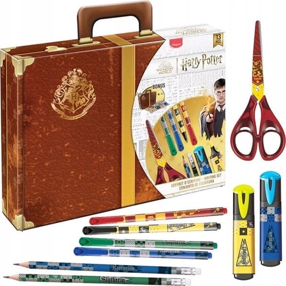 Maped Set rechizite școlare 13 piese într-o valiză MAPED HARRY POTTER /899798/