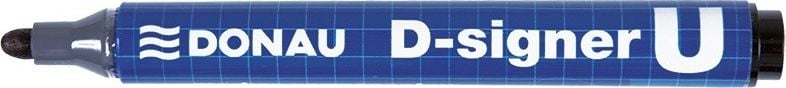 Marcator permanent Donau DONAU D-Signer U, rotund, 2-4mm (linie), negru