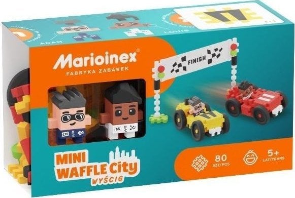 Marioinex Mini Waffle Blocks 80 piese Race