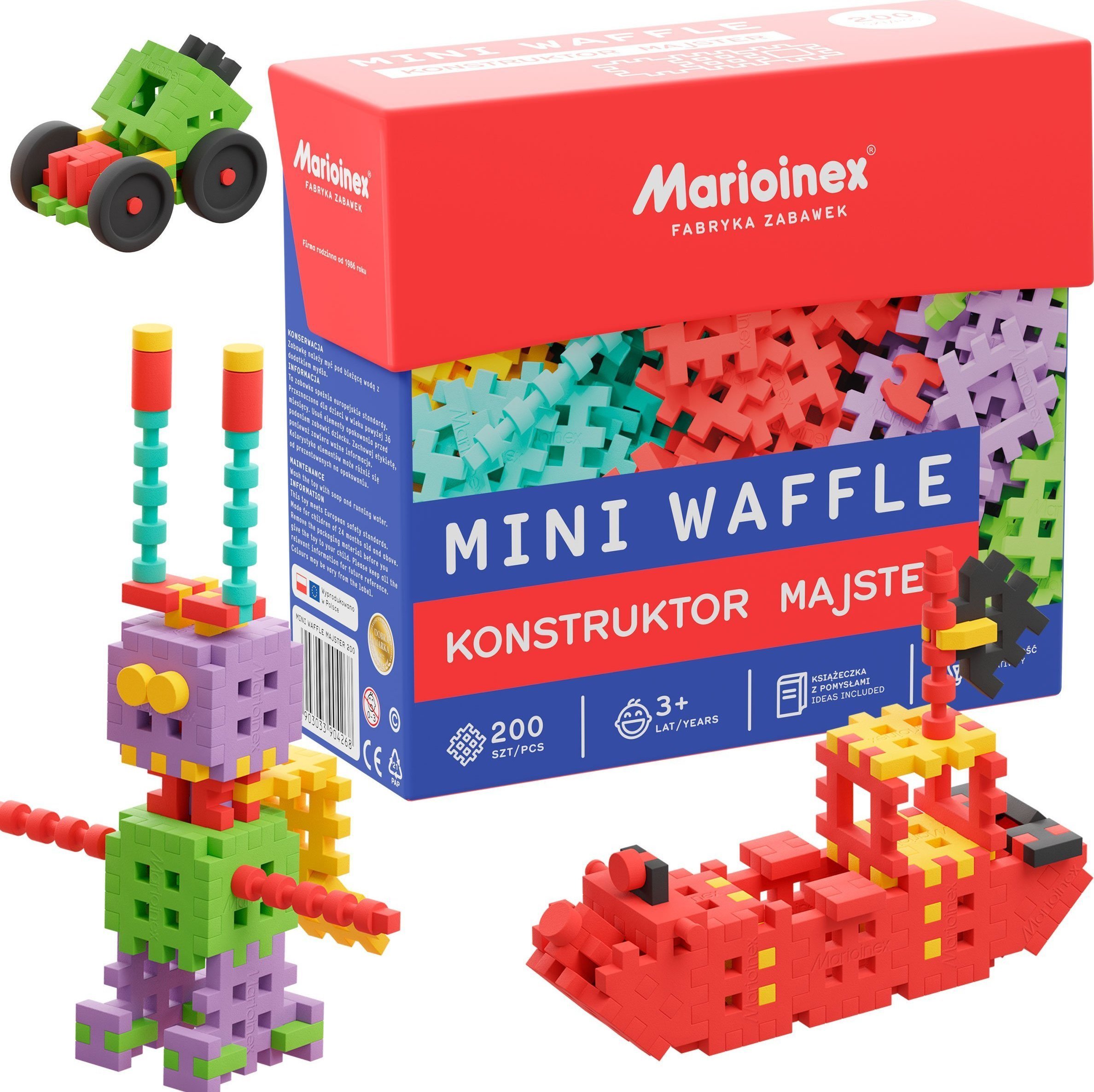 Marioinex MARIOINEX WAFLE MINI WAFFLE 200el Creator maestru