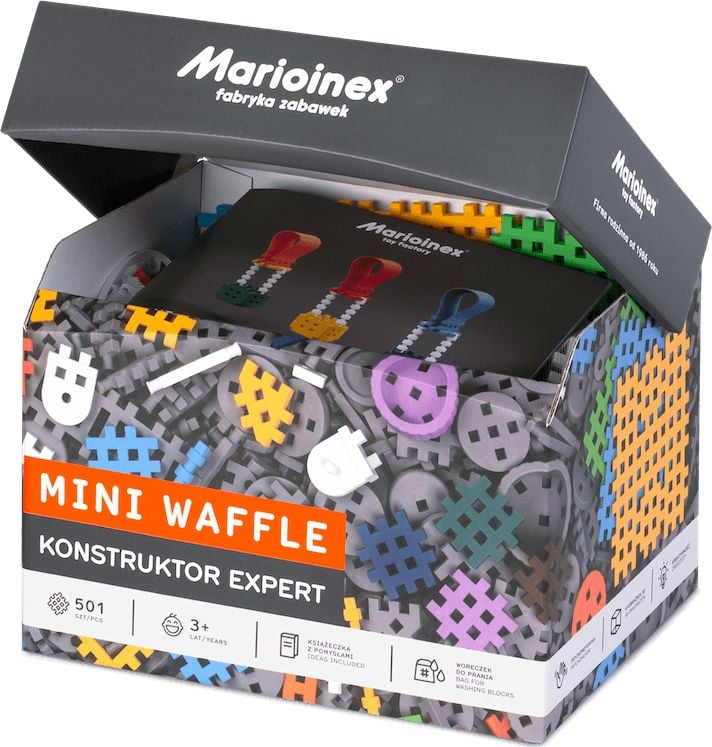 Marioinex Mini Waffle Blocks Constructor Expert 501 el.