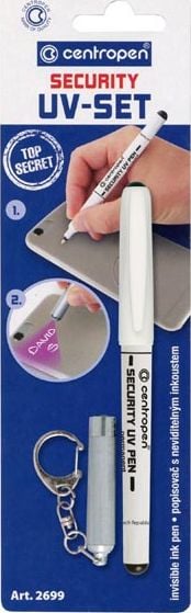 Markere - Marker Centropen Security UV-Pen - alb