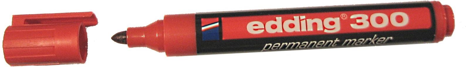 Marker permanent 300 rotund vârful roșu (EG1001)