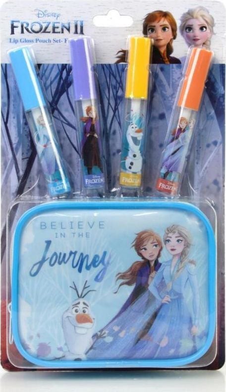 Markwins Set luciu de buze cu geanta pentru cosmetice Frozen