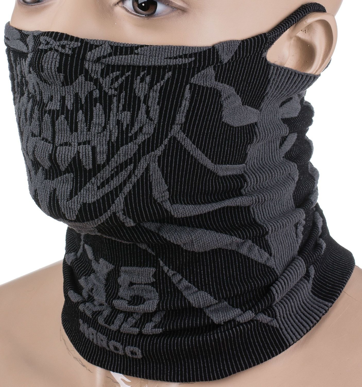 Mască de antrenament Naroo X5s Skull Black & Grey (STNO:X5sSKULL)