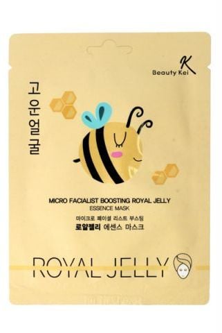 Masca de fata Beauty Kei, Micro Facialist Boosting Essence Mask, Royal Jelly, 1 buc