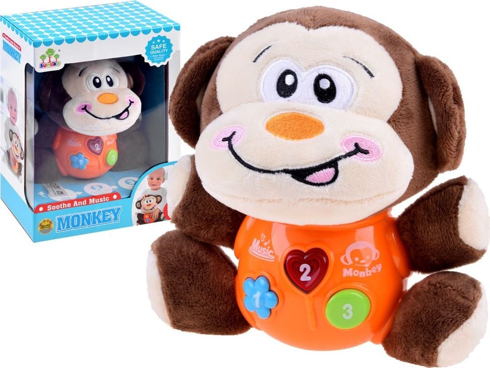 Mascota de plus Maimuță interactivă Jokomisiada (ZA3949)