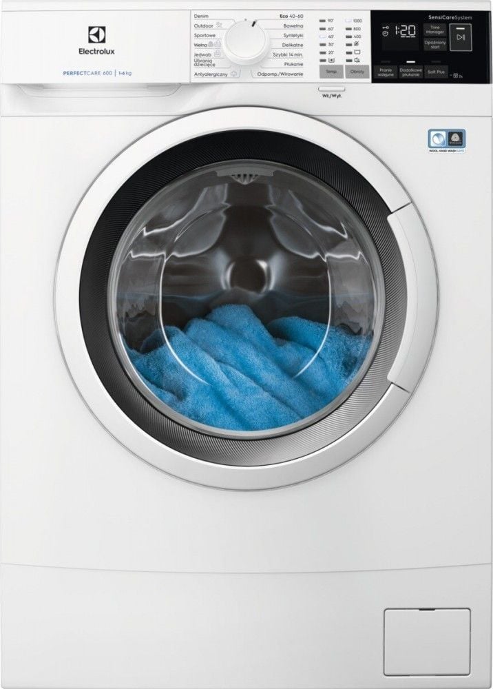 Masini de spalat rufe - Mașină de spălat rufe Electrolux EW6SN406WP, 6 kg, 1000rpm, Clasa C, Frontala, Slim, Alb