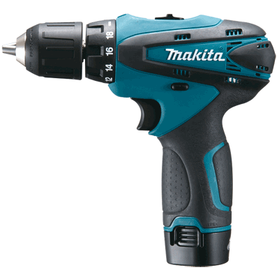 Masina de gaurit insurubat MAKITA DF330DWE+accesoriu, 10.8V, 1.3 Ah, 2 acumulatori Li-Ion, 1300rpm, mandrina 10 mm