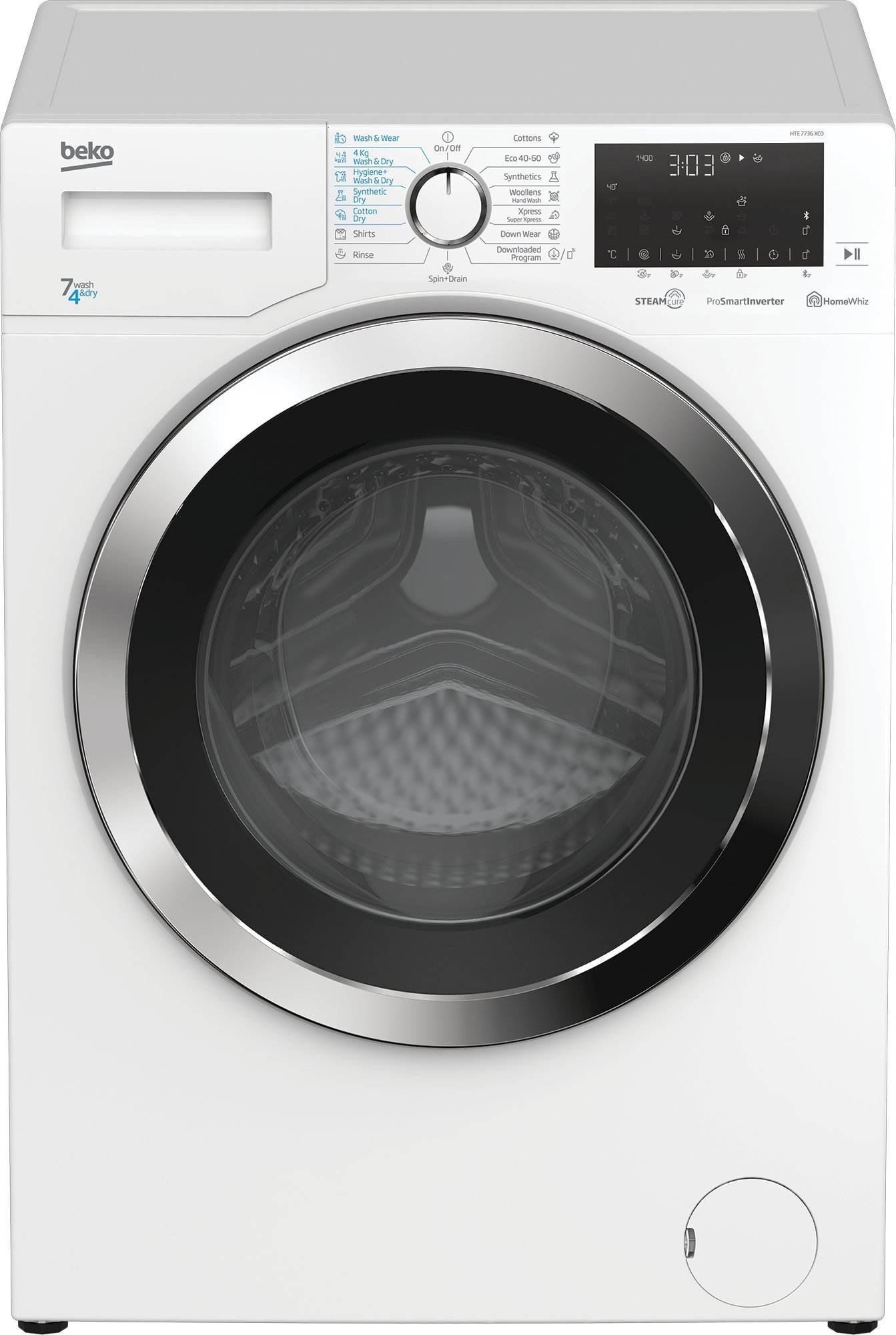 Masini de spalat rufe - Mașină de spălat rufe Beko Beko HTE 7736 XC0