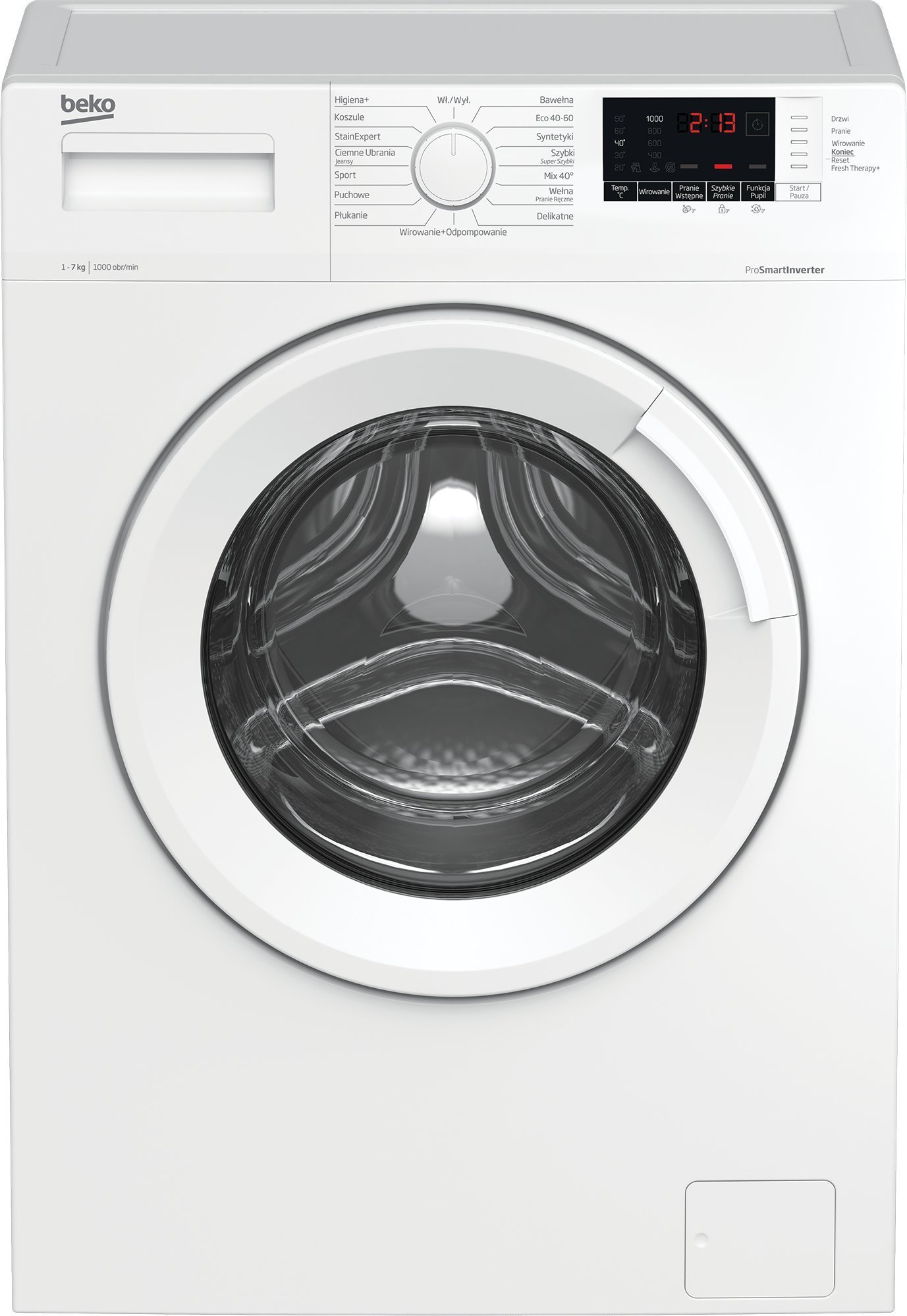 Masini de spalat rufe - Mașină de spălat rufe Beko WUE7512WWE,
alb,
7 kg,Fara functie de abur