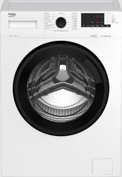Masini de spalat rufe - Mașină de spălat rufe Beko WUV8612WPBSE,
alb,
8 kg,Cu functie de abur