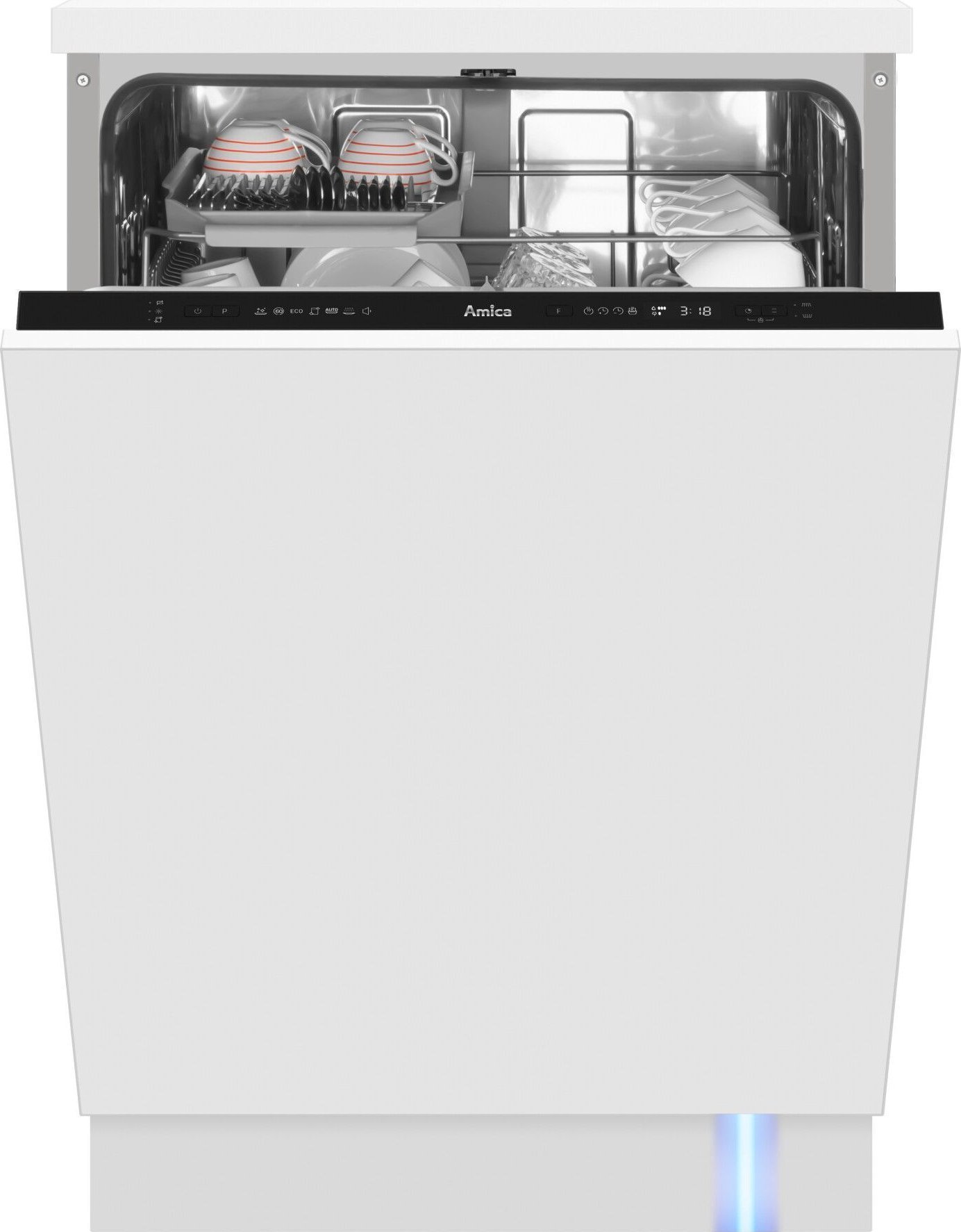 Masini de spalat vase incorporabile - Mașină de spălat vase incorporabila  Amica DIM62C7TBOQH,
14 seturi,
44 dB