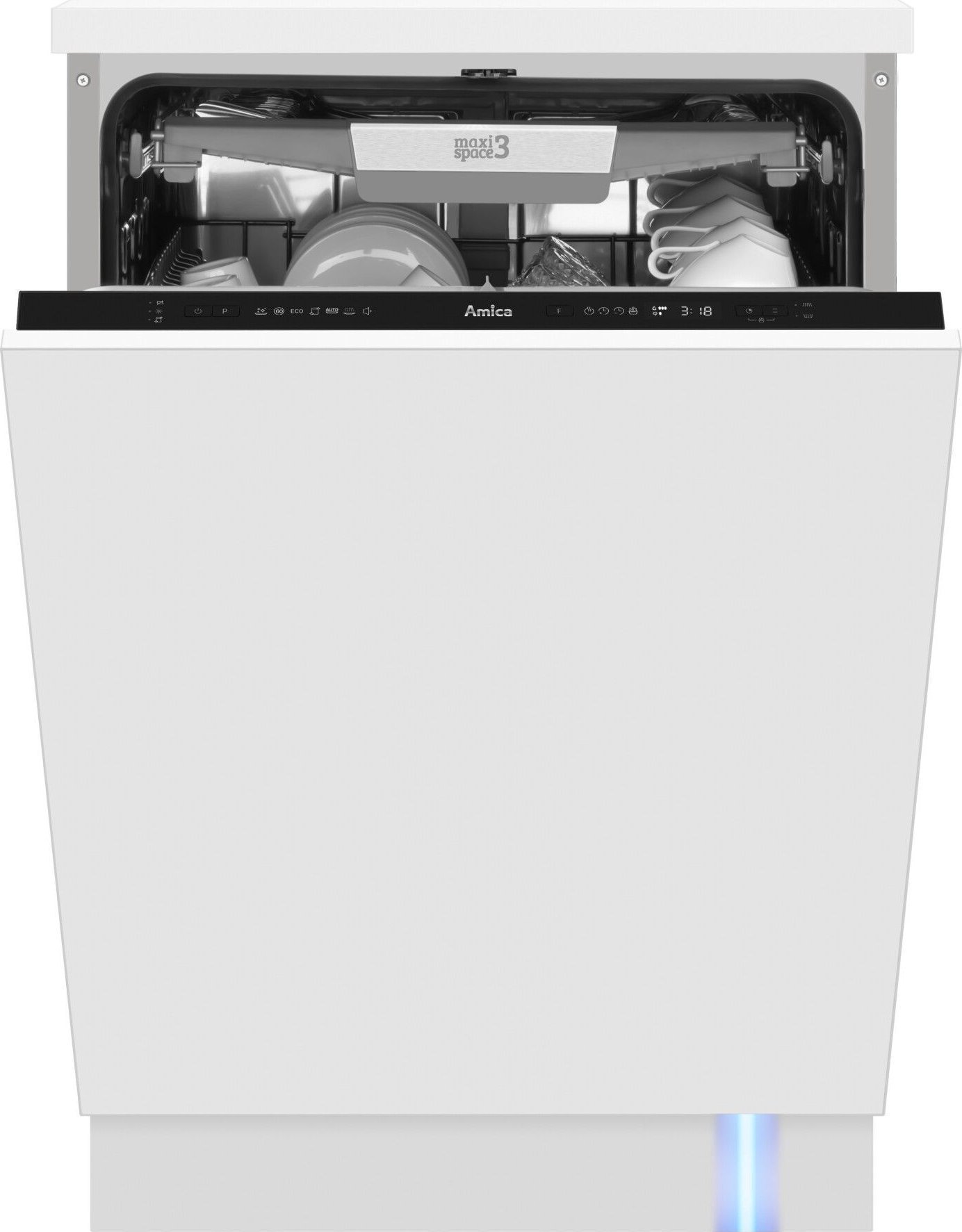 Masini de spalat vase incorporabile - Mașină de spălat vase Amica DIM64C7EBOQH,
14 seturi,44 dB
