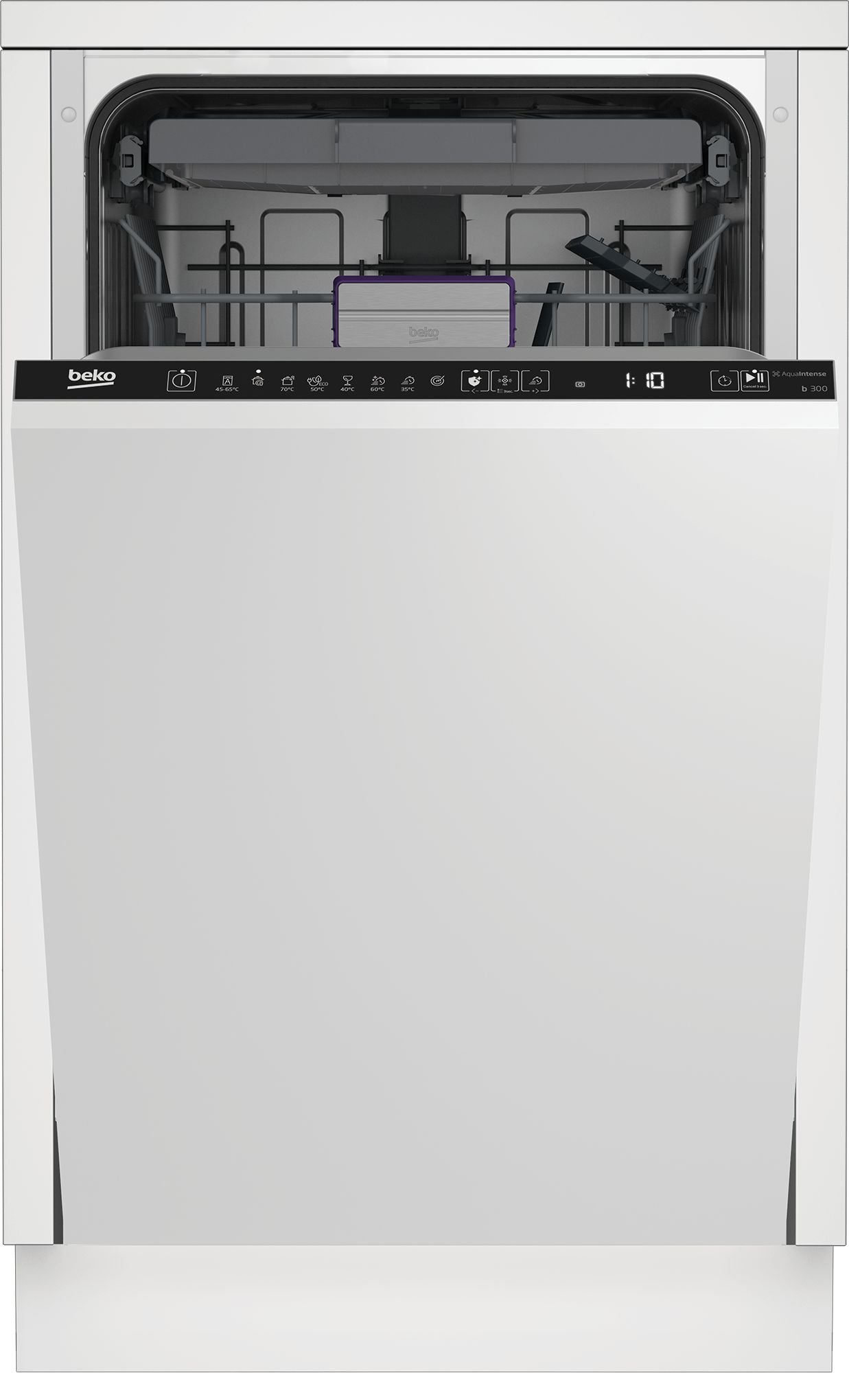 Masini de spalat vase incorporabile - Mașină de spălat vase Beko BDIS38120Q,11 seturi,46 dB,44,8 cm