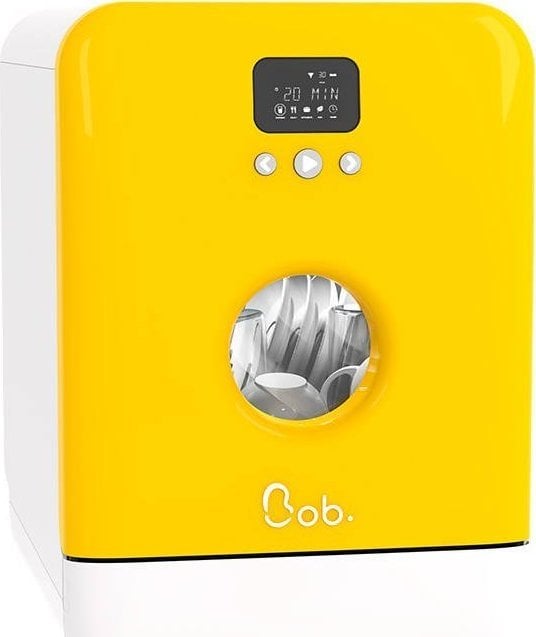 Masini de spalat vase - Mașină de spălat vase Daan Tech Bob Daan Tech Compact Mini Mașină de spălat vase de masă (alb/galben)
