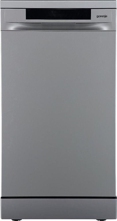 Masini de spalat vase - Masina de spalat vase GORENJE GS541D10X, 9 seturi, 5 programe, Latime 44.8 cm, Clasa D, Argintiu