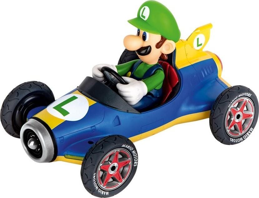 Masinuta cu Telecomanda Carrera Nintendo Mario Kart Mach 8 Luigi