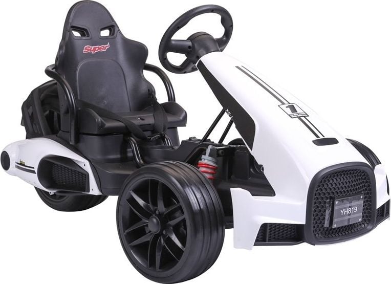 Masinuta electrica Gokart CH9939, Alb, Lean 5737