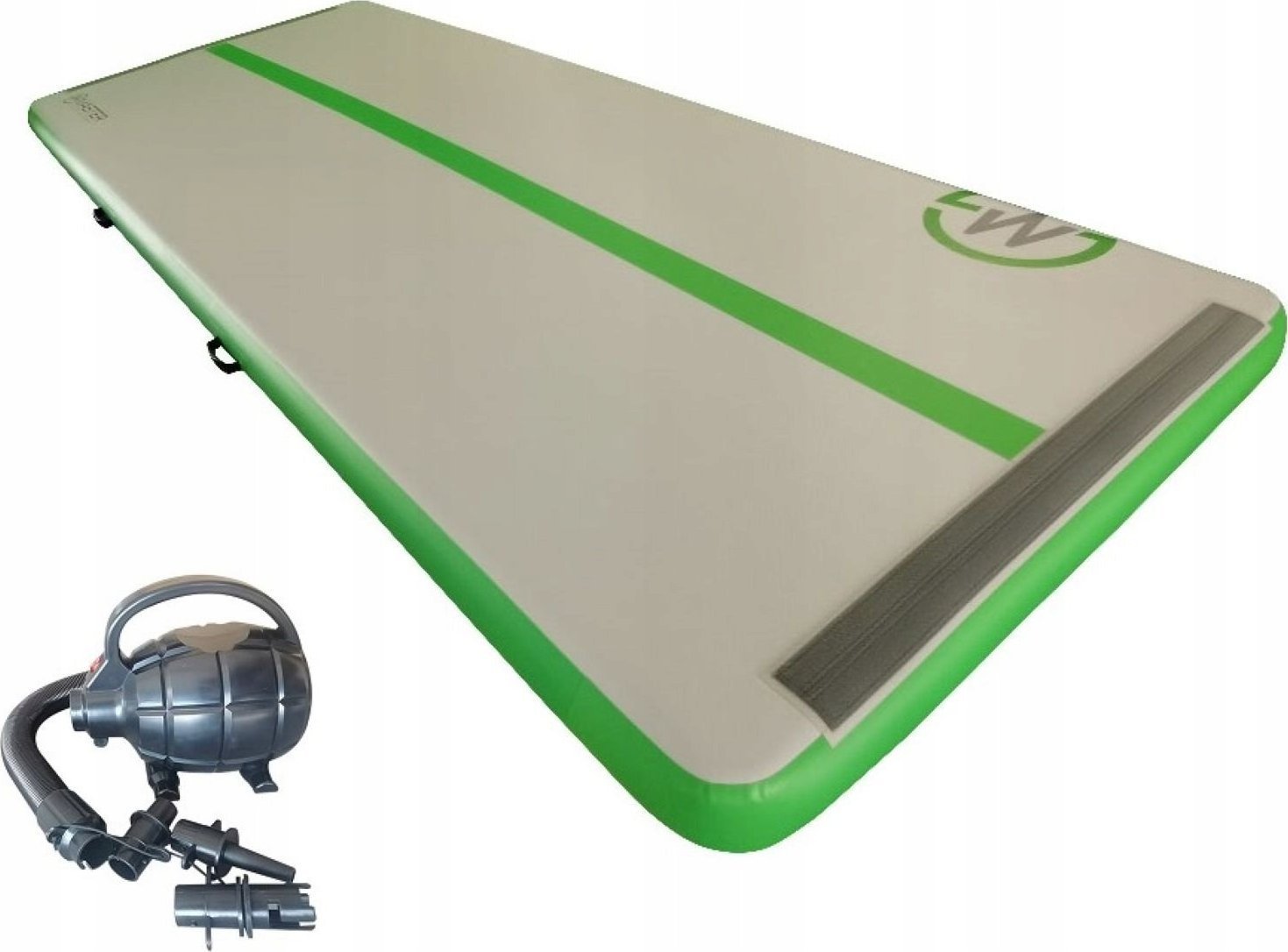 Covoraș gonflabil pentru gimnastică Master AirTrack MASTER 400 x 150 x 20 cm Gri-Verde